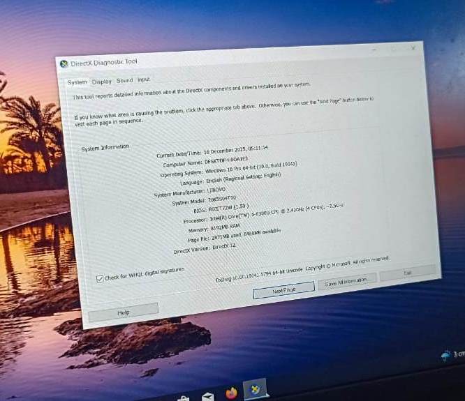 Jual Laptop Second Lenovo ThinkPad X270 Core i5 RAM 8GB