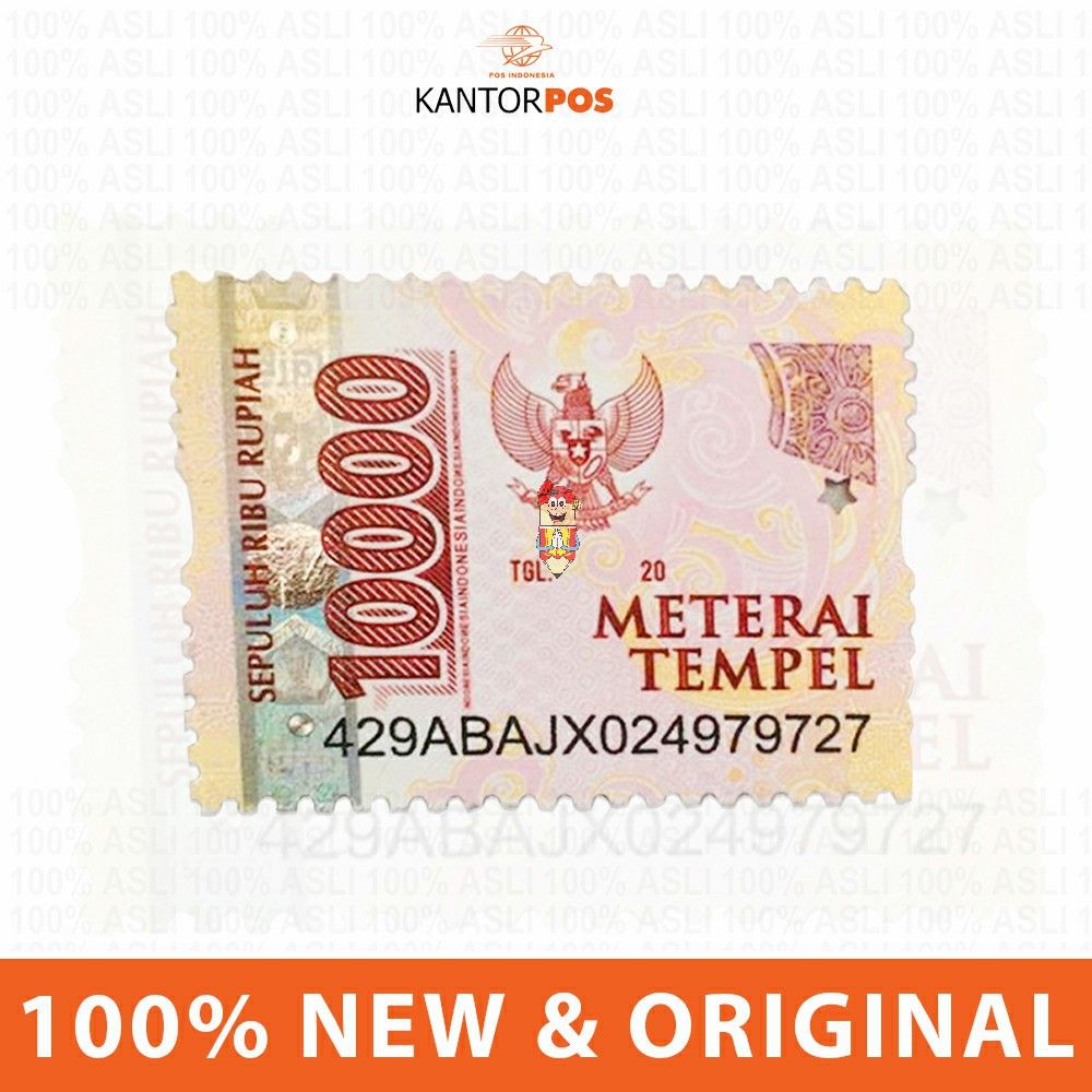 Materai Tempel 10.000